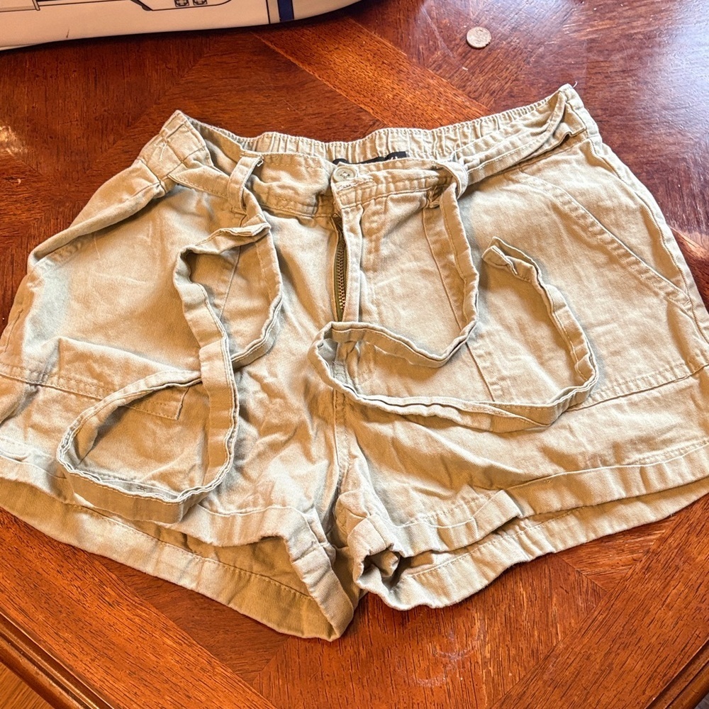 Dollhouse Green Women's Cargo Shorts
